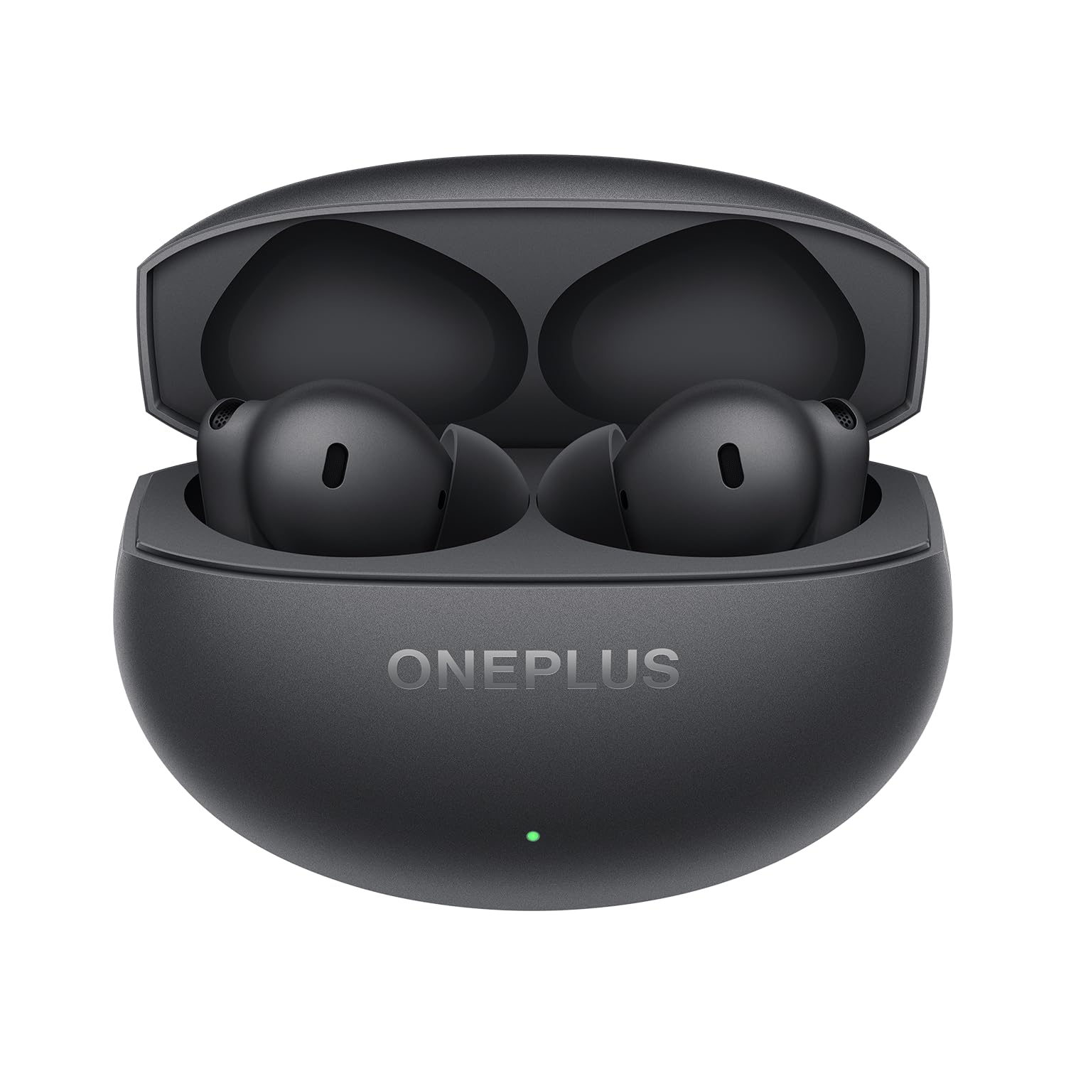 oneplus buds 4 tws earbuds with upto 55db real time anc, adaptive mode, dual drivers and dacs, 3d audio, upto 45hrs music playback, dual device connectivity, 47ms low latency, storm gray